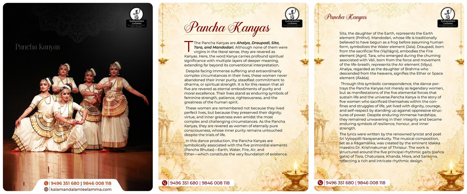 Pancha Kanyas - Mohiniyattam Dance Production